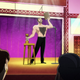 Brett Goldstein animated doing stand up in Harley Quinn